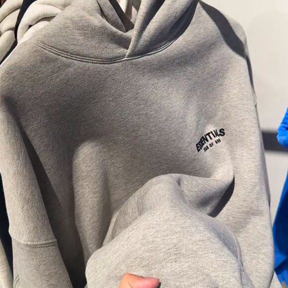 Fear of God Essentials Hoodie (SS22-Dark Oatmeal) - Picture 2 of 5